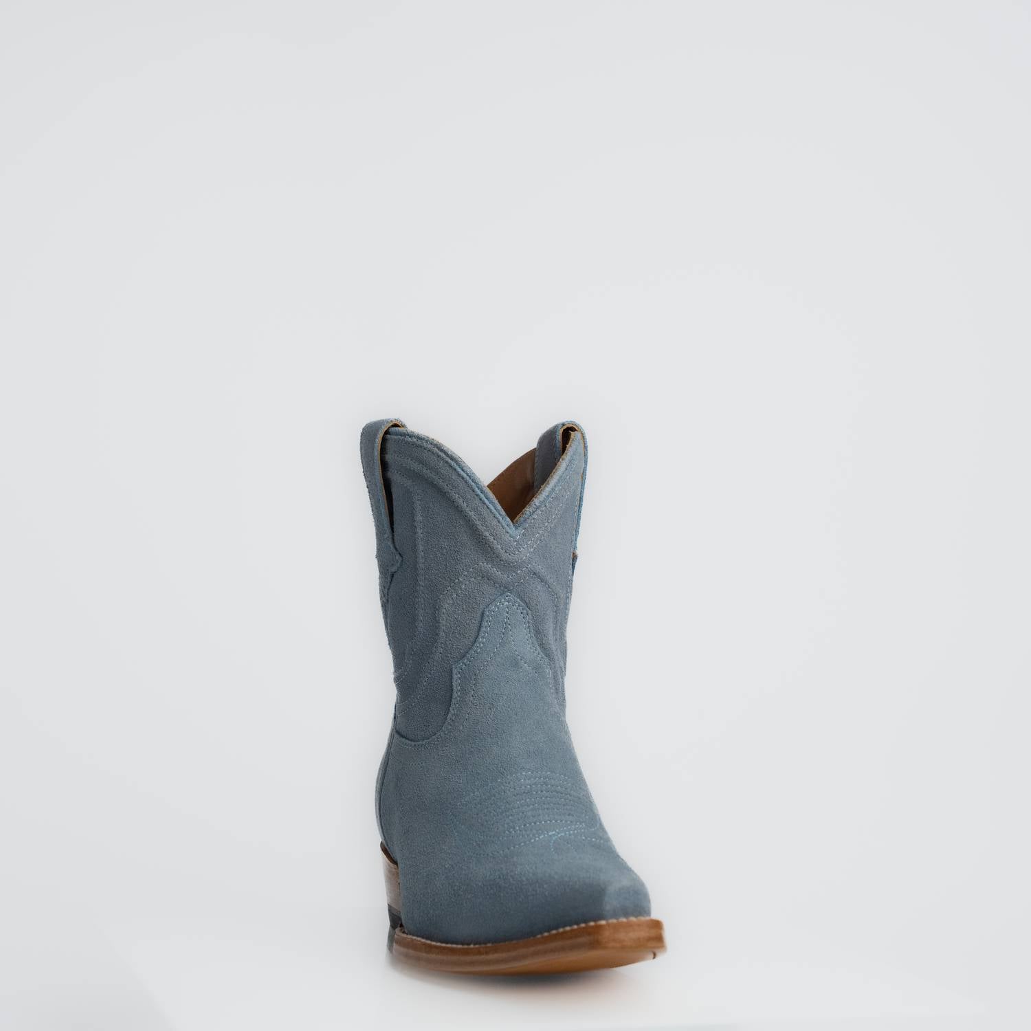 The Thistle | Women's Bootie | Premium Suede Leather | Baby Blue
