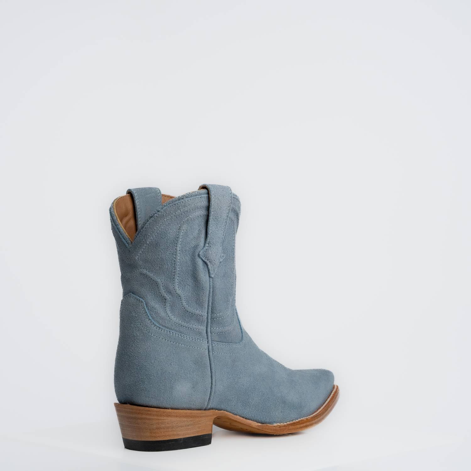 The Thistle | Women's Bootie | Premium Suede Leather | Baby Blue