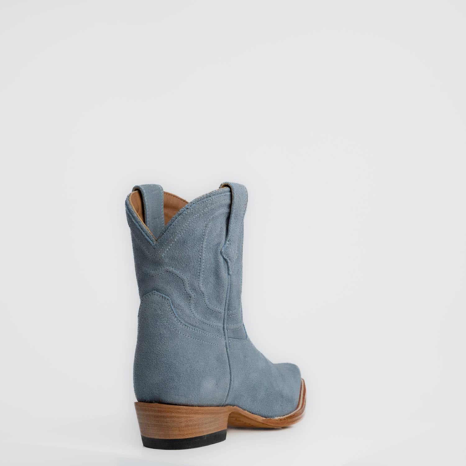 The Thistle | Women's Bootie | Premium Suede Leather | Baby Blue