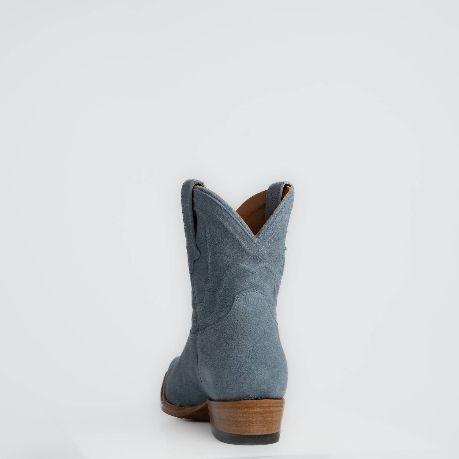 The Thistle | Women's Bootie | Premium Suede Leather | Baby Blue