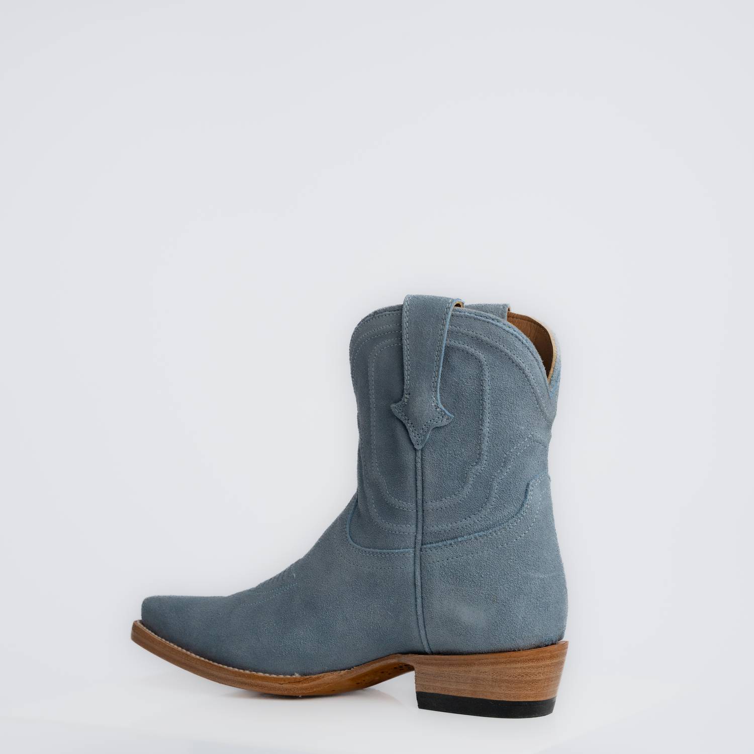 The Thistle | Women's Bootie | Premium Suede Leather | Baby Blue