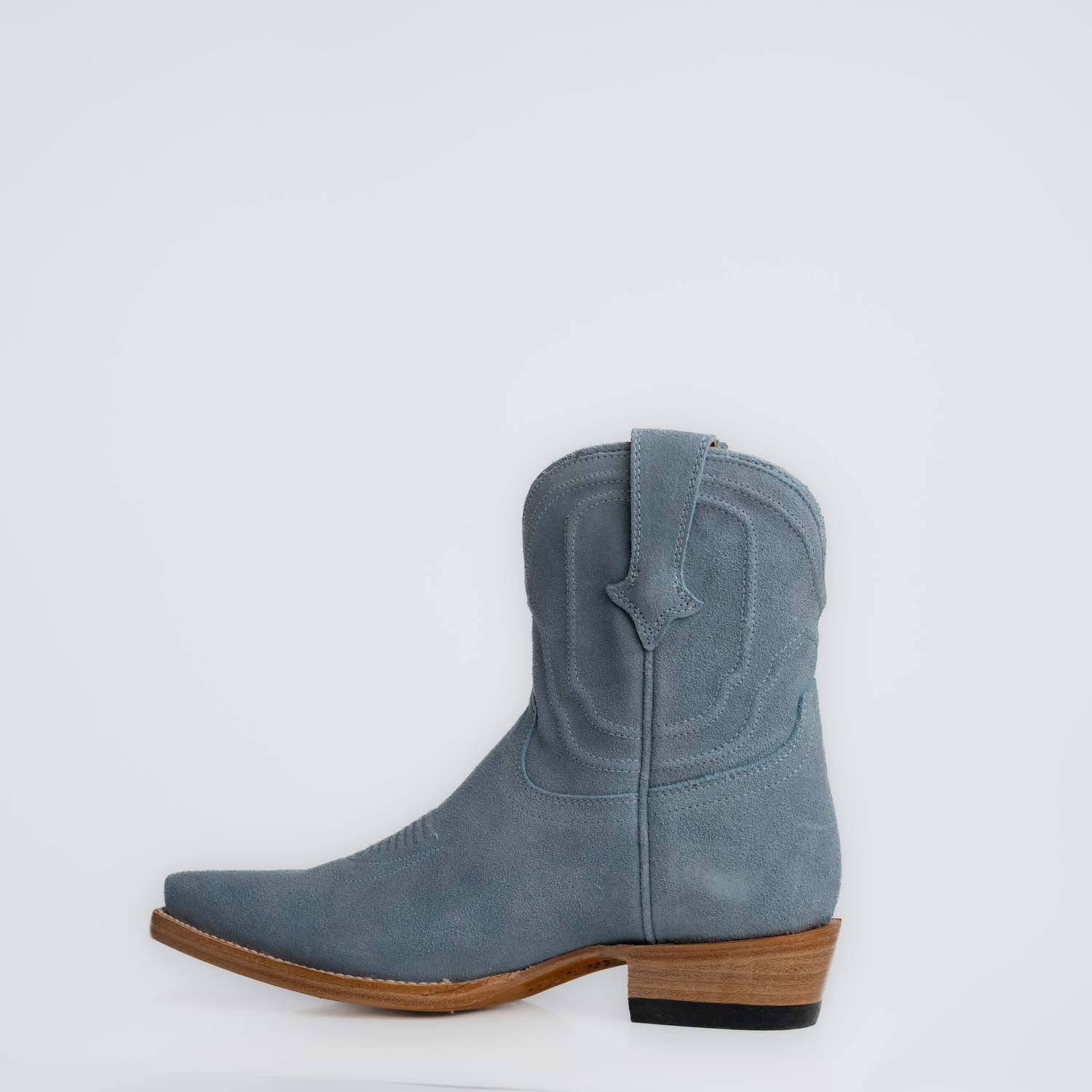 The Thistle | Women's Bootie | Premium Suede Leather | Baby Blue