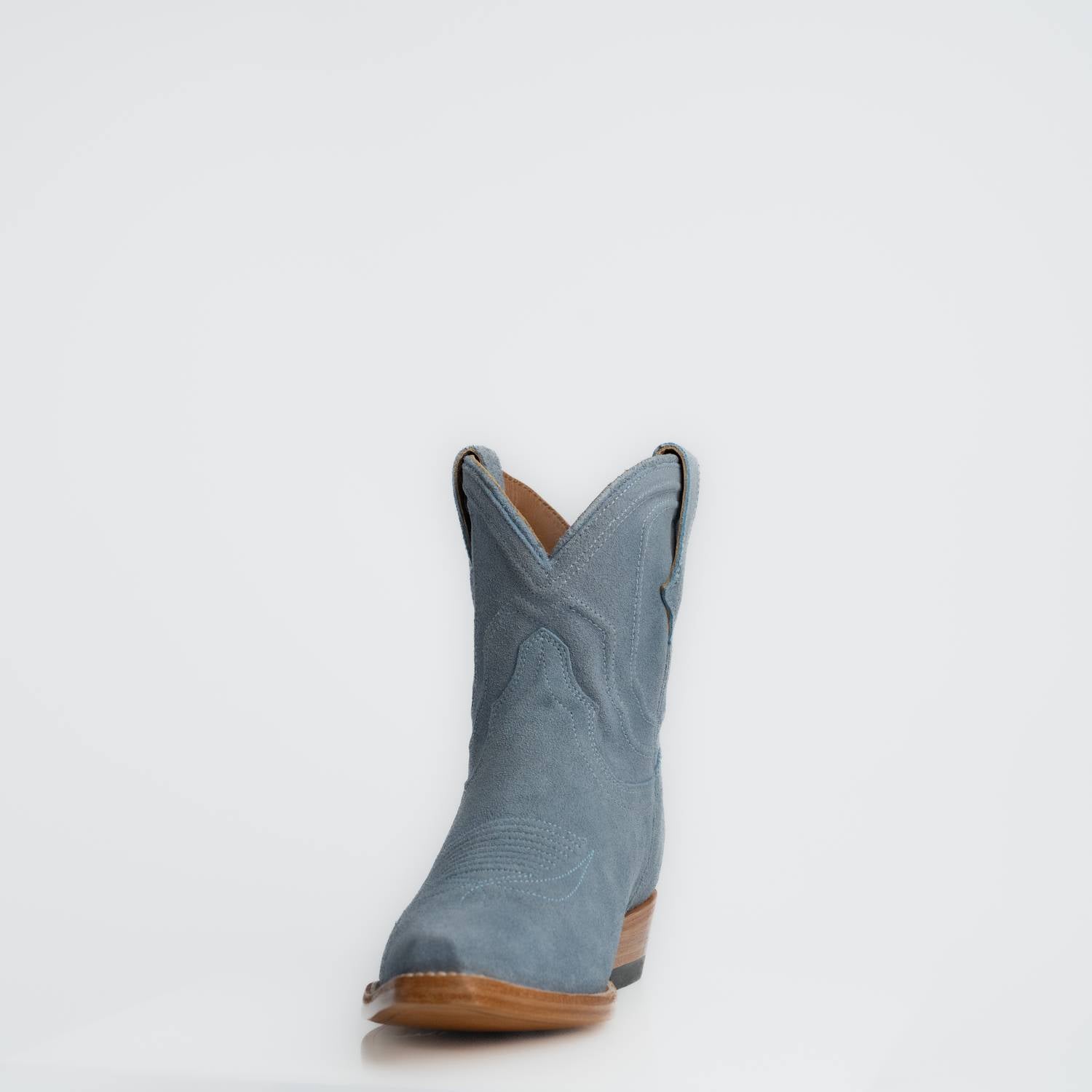 The Thistle | Women's Bootie | Premium Suede Leather | Baby Blue