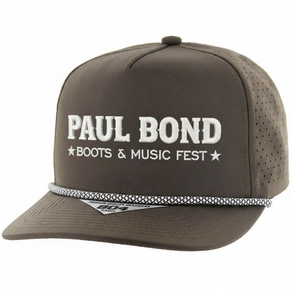 Paul Bond Boot Festival Commemorative Cap – 804DR Perforated Rope Hat