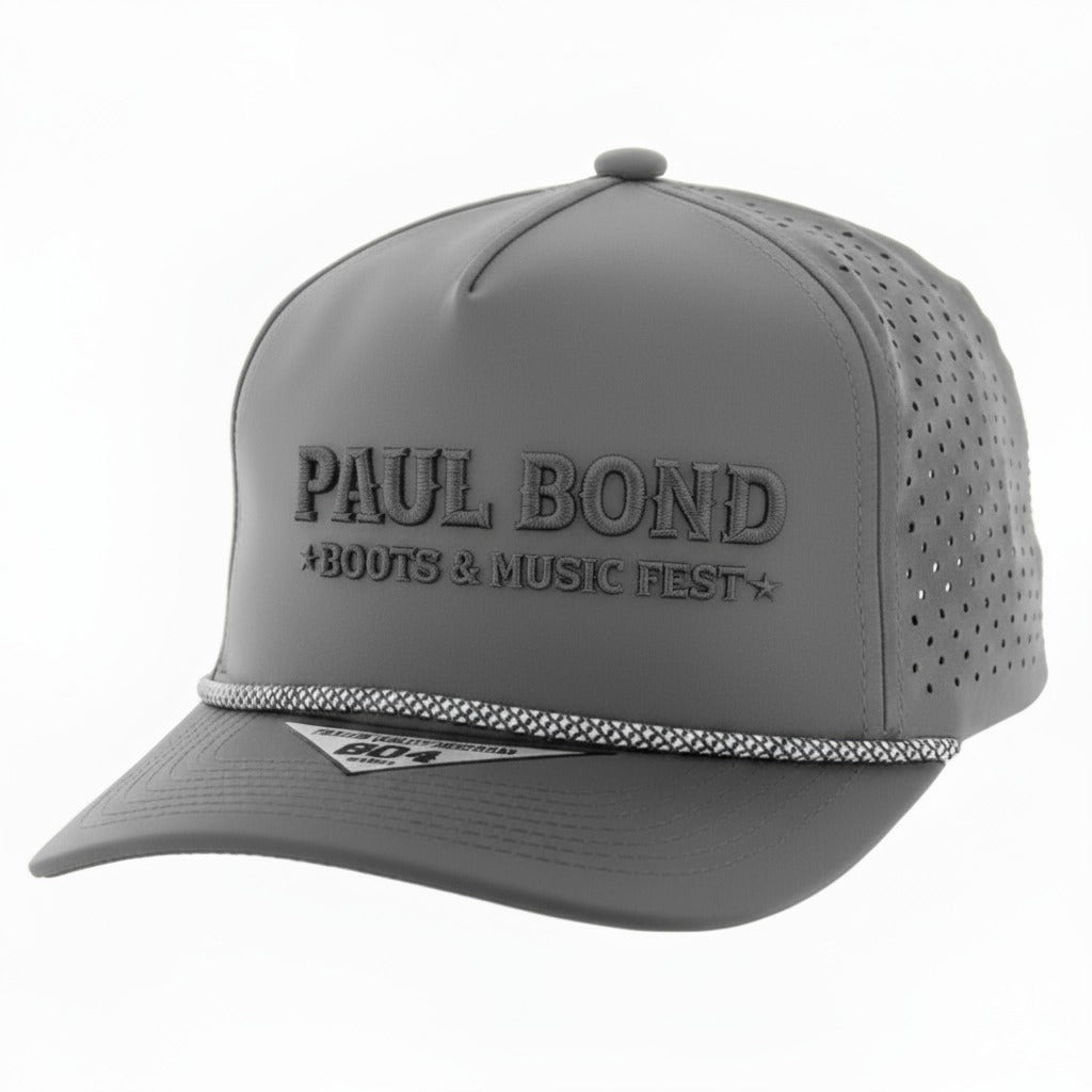 Paul Bond Boot Festival Commemorative Cap – 804DR Perforated Rope Hat