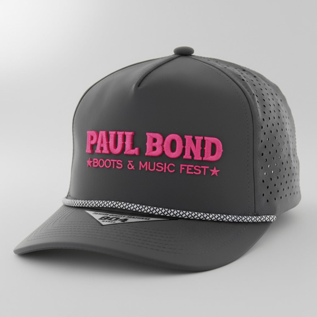 Paul Bond Boot Festival Commemorative Cap – 804DR Perforated Rope Hat
