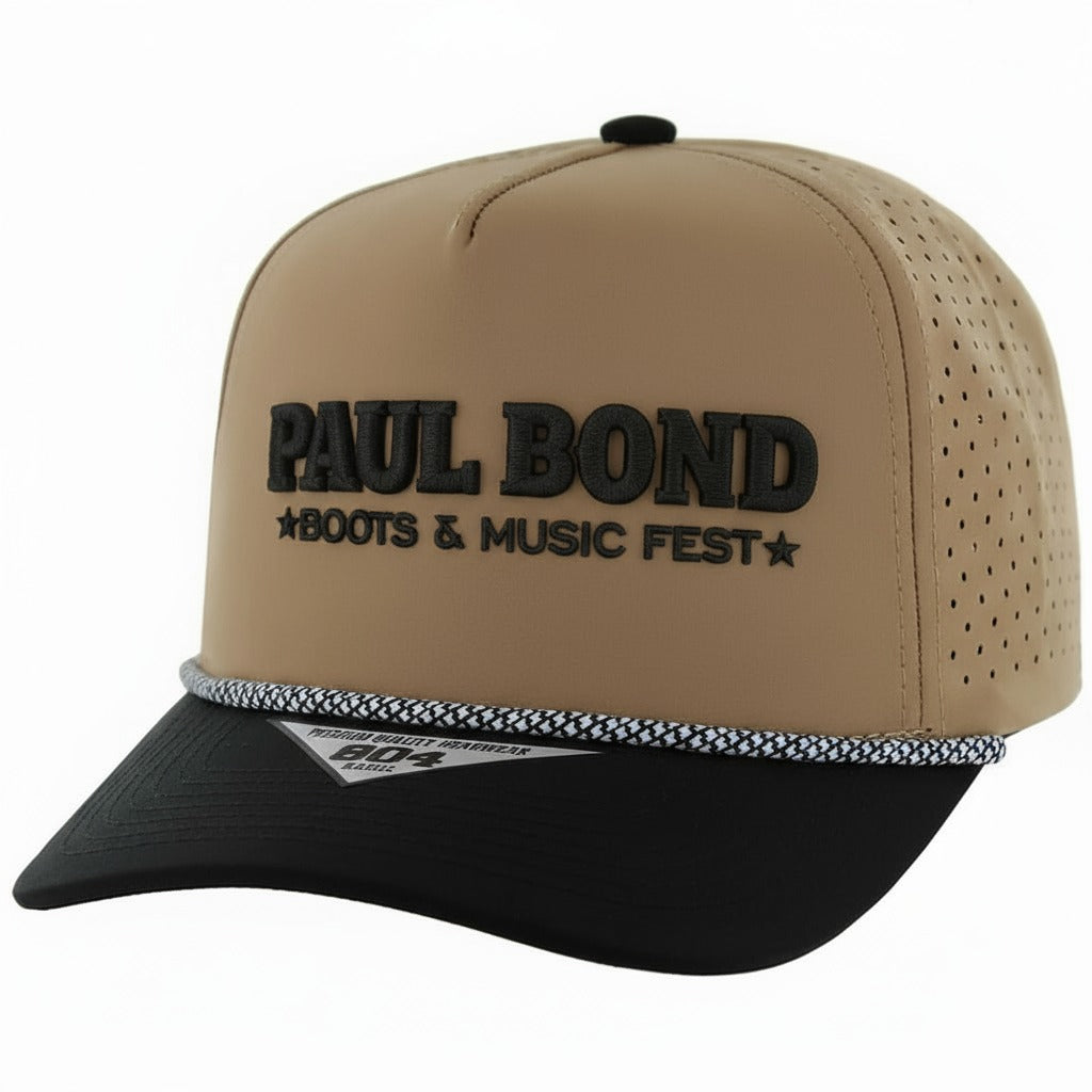 Paul Bond Boot Festival Commemorative Cap – 804DR Perforated Rope Hat