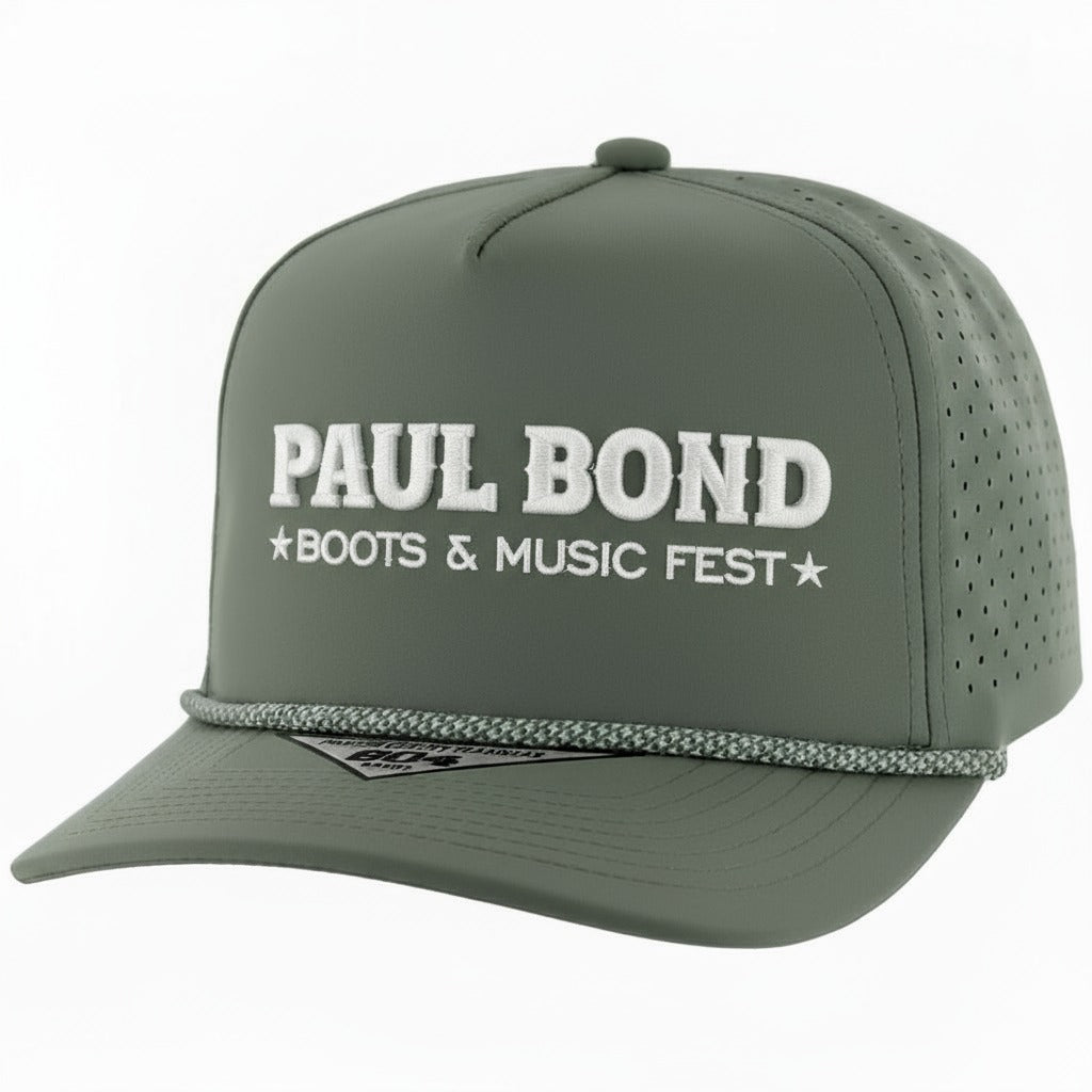 Paul Bond Boot Festival Commemorative Cap – 804DR Perforated Rope Hat