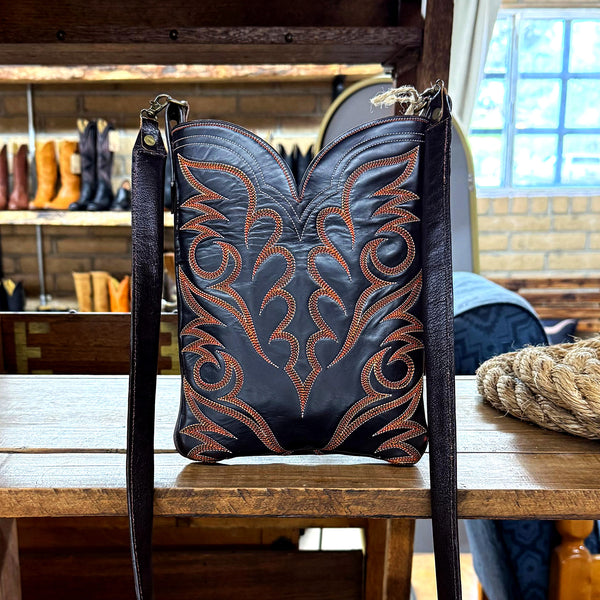 The Ember Rider Black Cowboy Purse