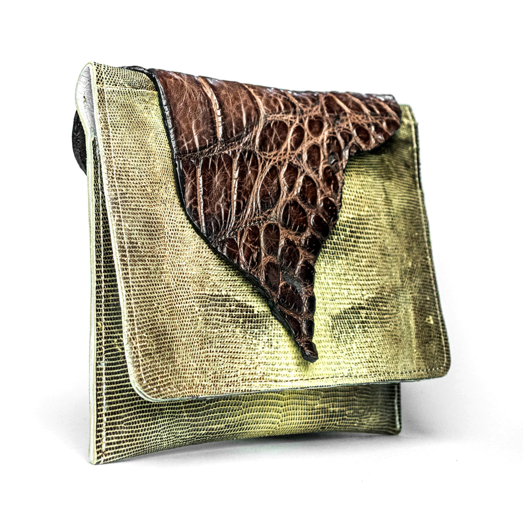 The Gila Ridge Iguana & Alligator Purse