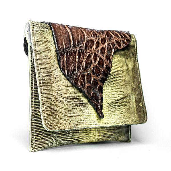 The Gila Ridge Iguana & Alligator Purse