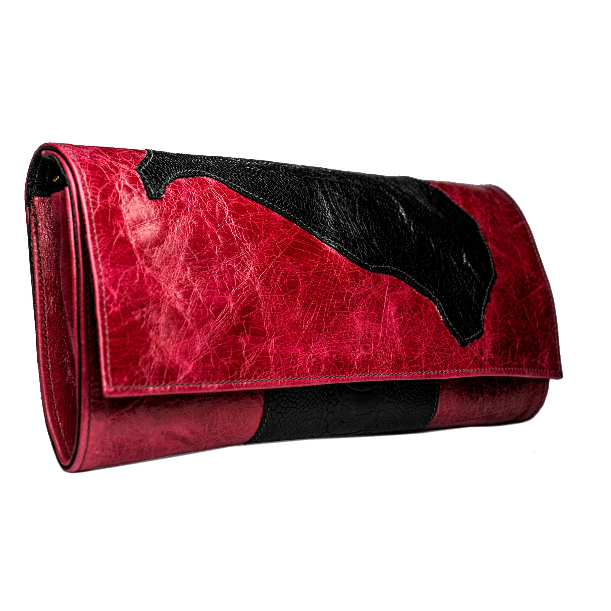 The Midnight Rose Clutch