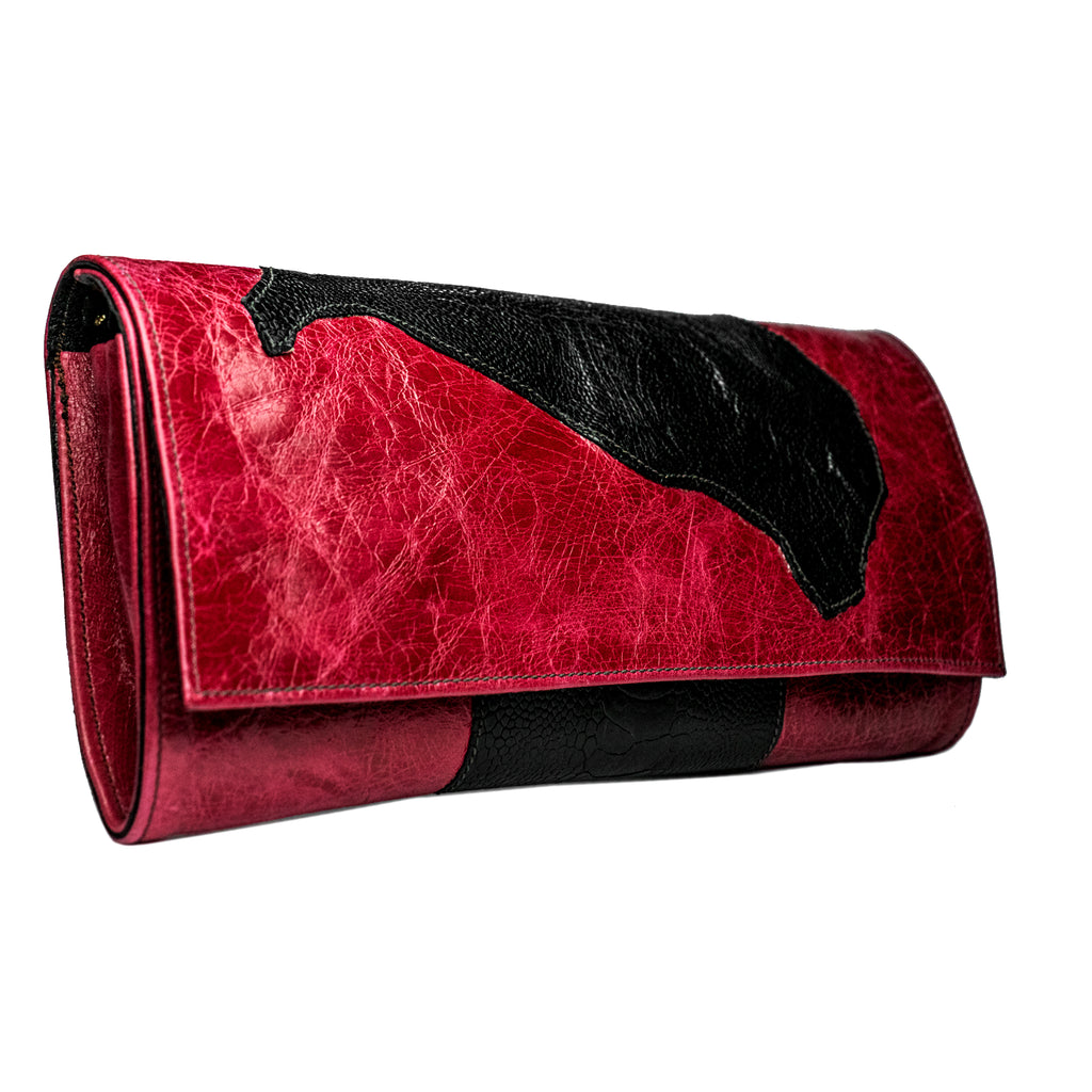 The Midnight Rose Clutch
