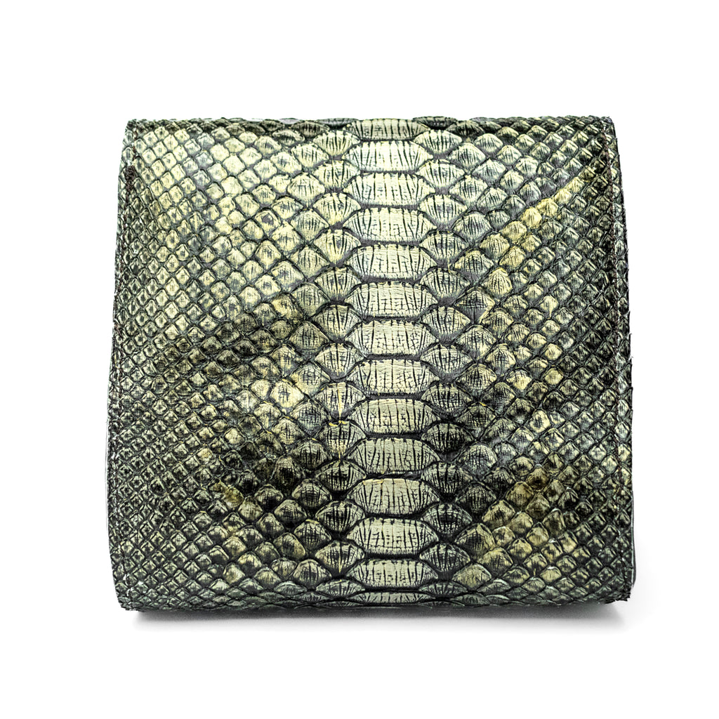 The Nogales Python Pouch | Natural