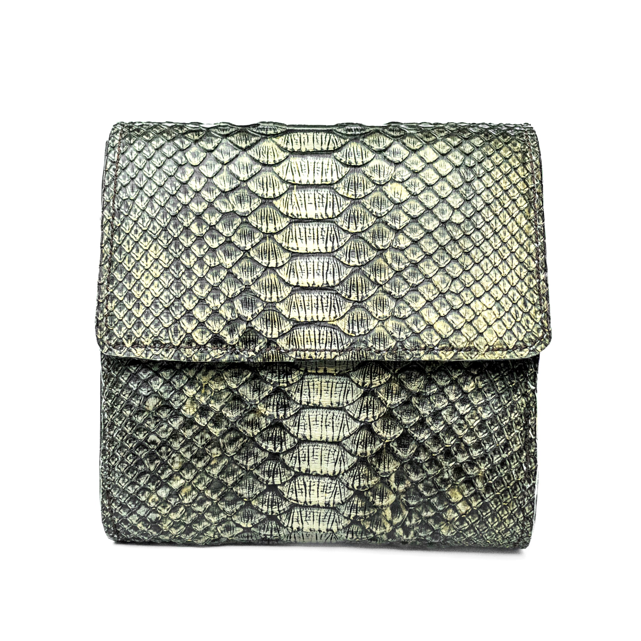 The Nogales Python Pouch | Natural