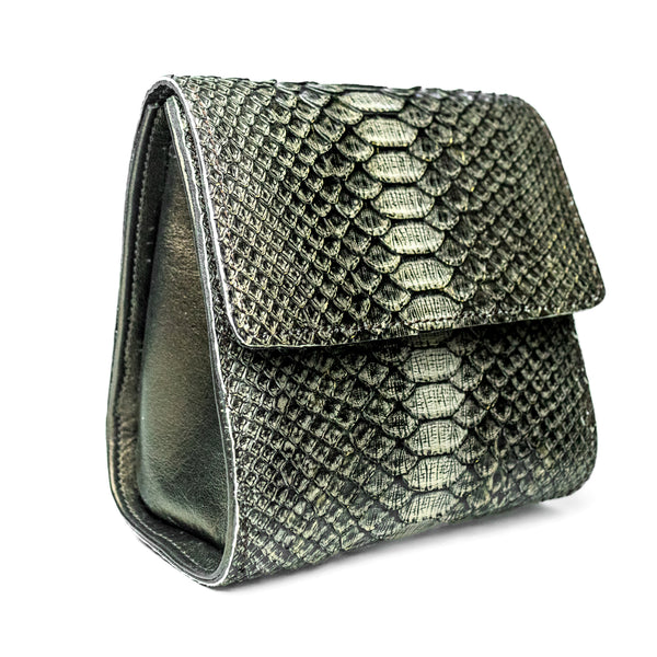 The Nogales Python Pouch | Natural