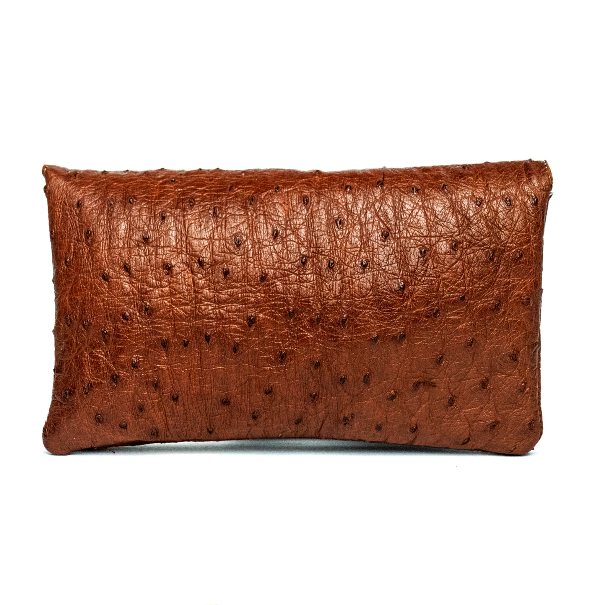 The Ostrich Pouch | Chocolate