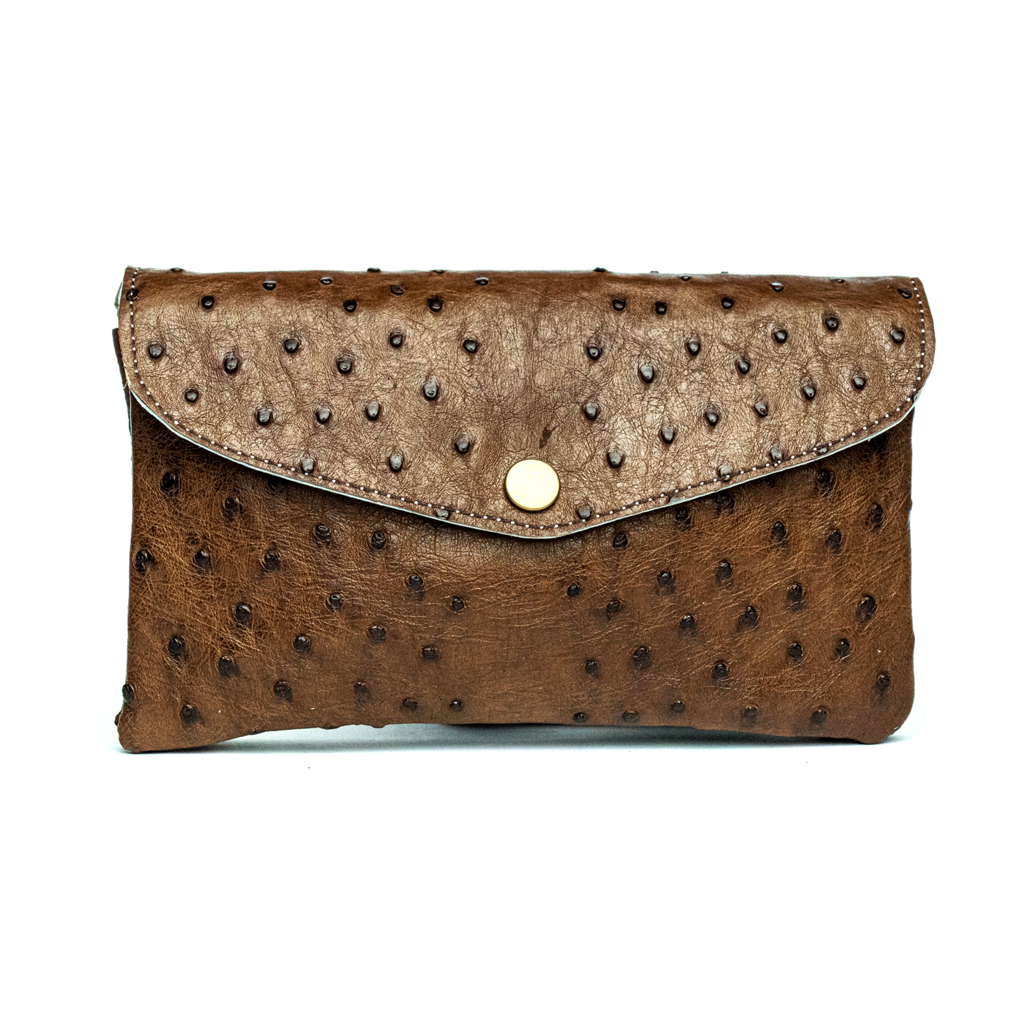 The Ostrich Pouch | Walnut