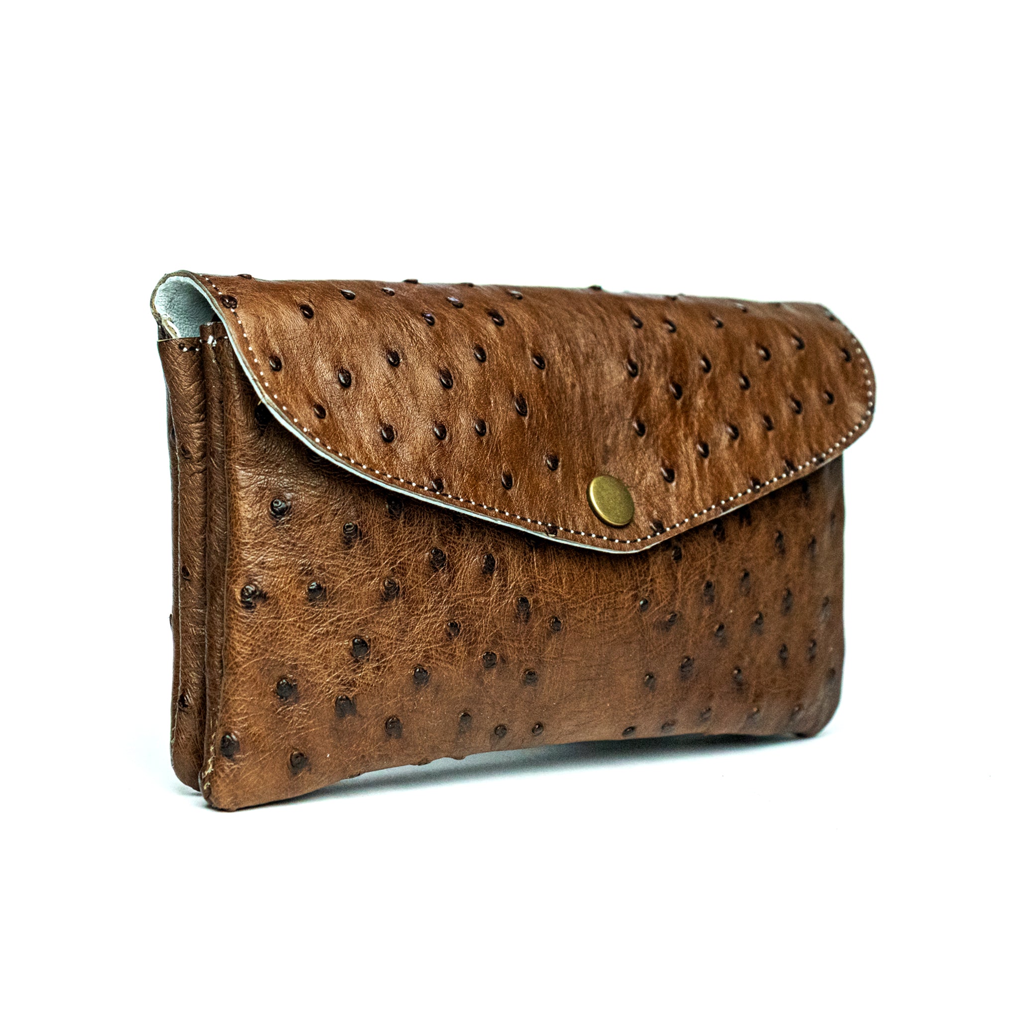 The Ostrich Pouch | Walnut