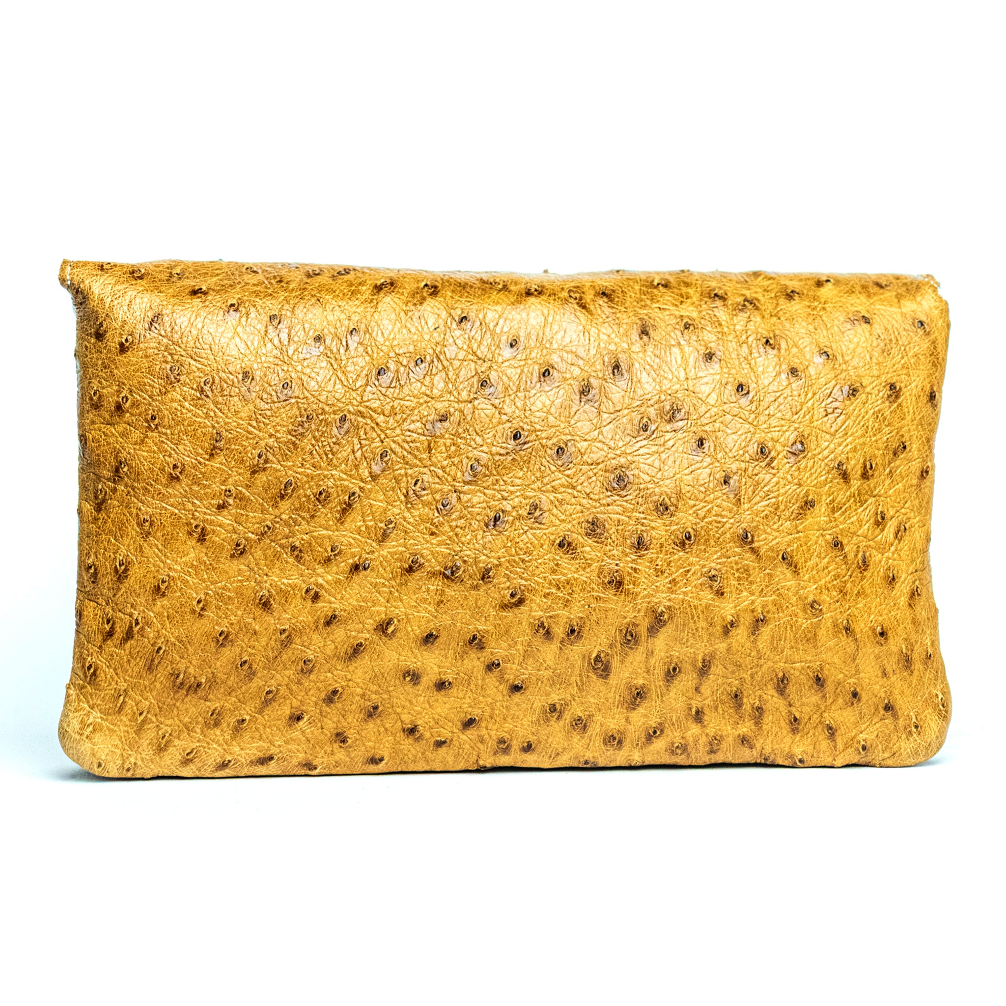 The Ostrich Pouch | Honey Tan