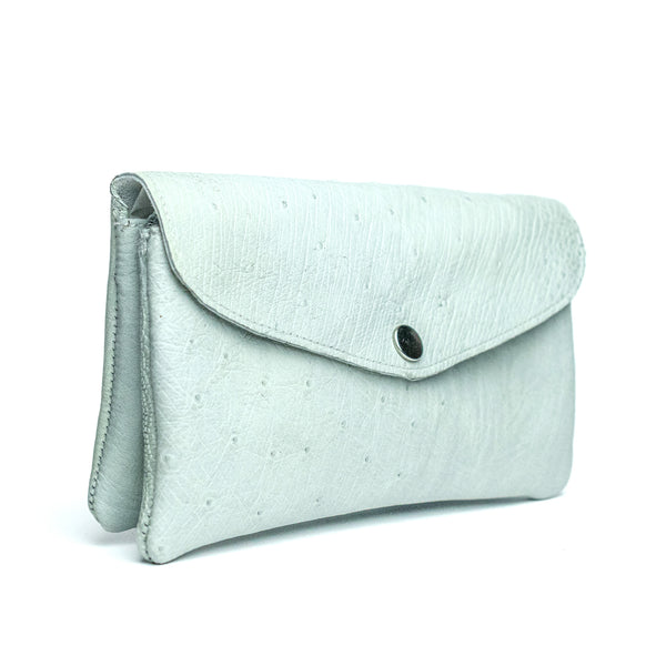 The Ostrich Pouch | White