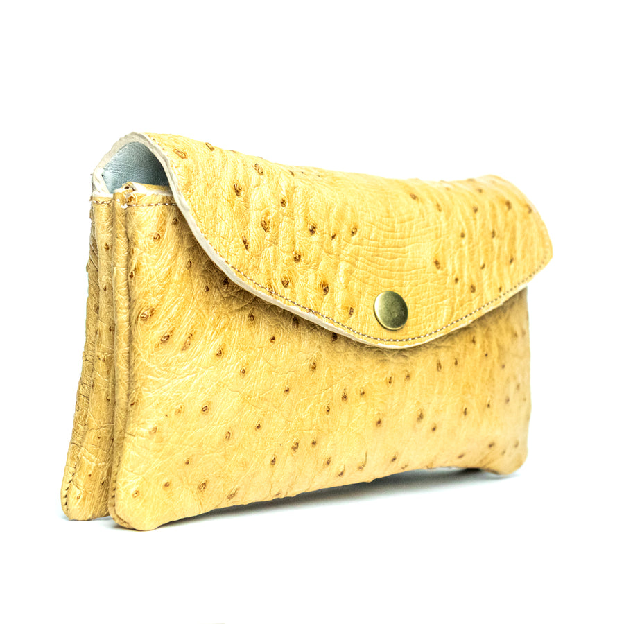 The Ostrich Pouch | Wheat