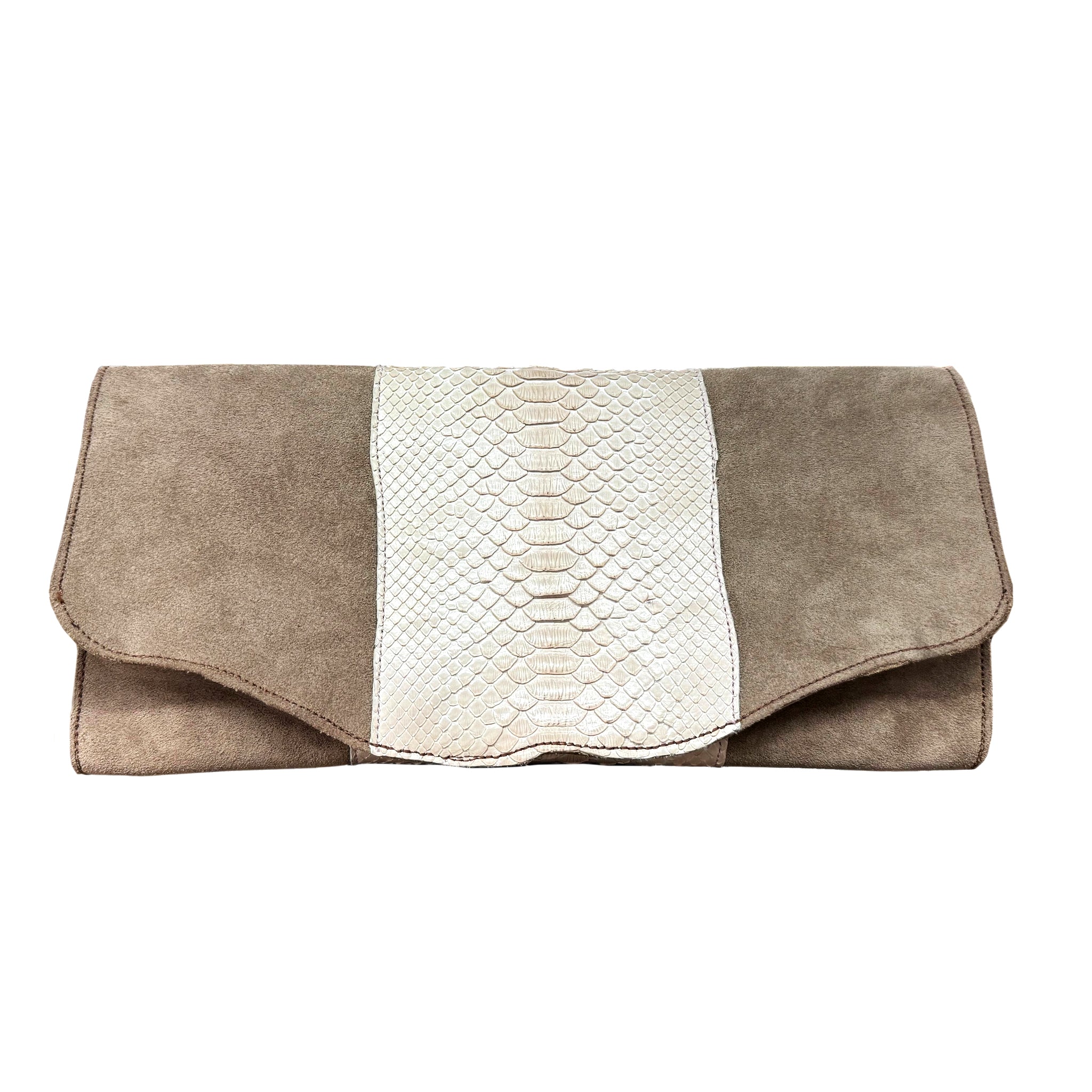 The Sandstone Python Clutch