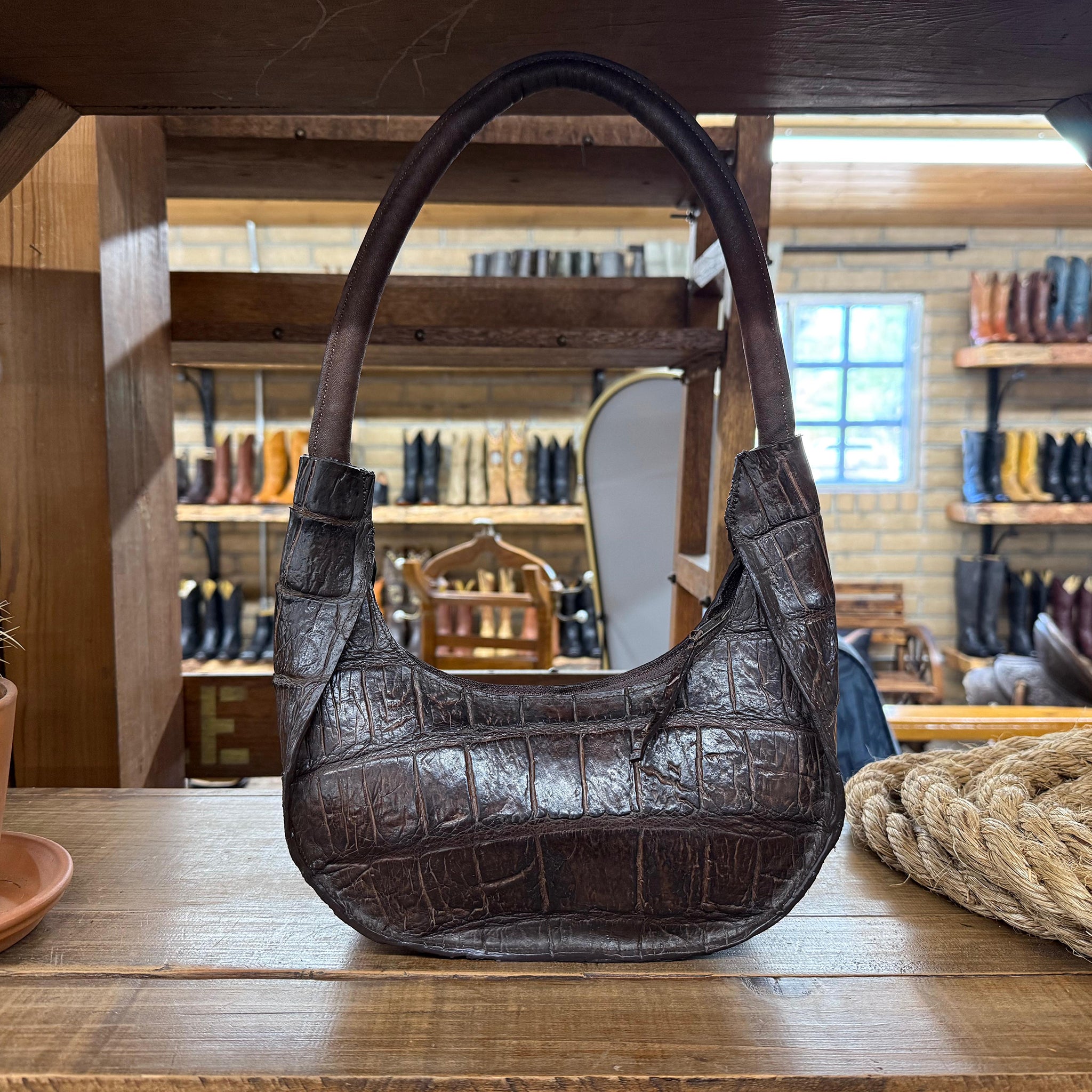 The Desert Moon Alligator Purse