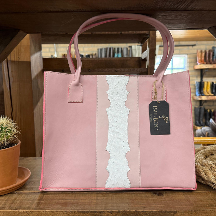 The Desert Bloom Ostrich Tote